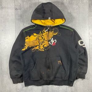 00s Y2k Johnny Blaze Zip-Up Hoodie